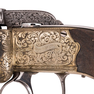 Lot 84 - Edge of Manchester, a fine six-shot pepperbox revolver