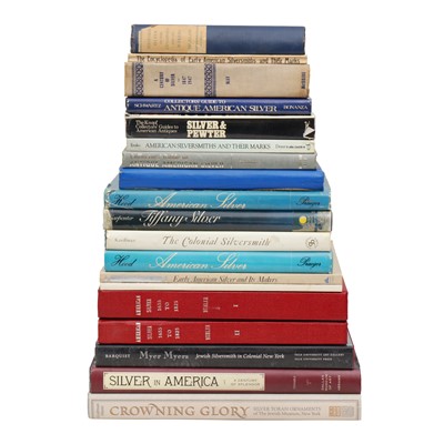 Lot 663 - A collection of American silver reference books