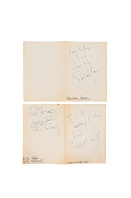 Lot 409 - McCartney (Paul) and Linda & Ringo Starr