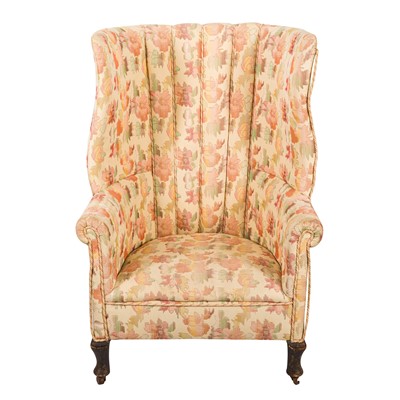 Lot 328 - An early 20th century barrel back armchair