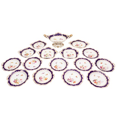 Lot 79 - A Coalport dessert service
