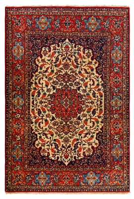 Lot 66 - A very fine Isfahan rug, cengtral Persia, approx: 222cm. x 149cm