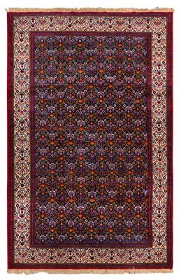 Lot 93 - A fine Tehran carpet, north Persia, approx: 319cm. x 215cm