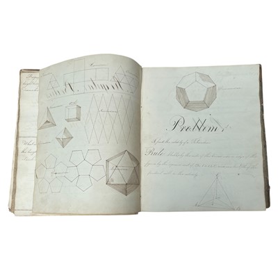 Lot 124 - Halsall (Edward) ‘Practical Geometry’, manuscript workbook