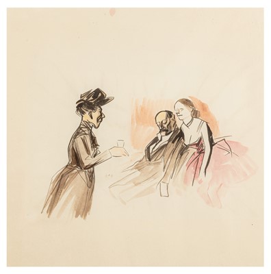 Lot 23 - Jean Louis Forain (French, 1852-1931)