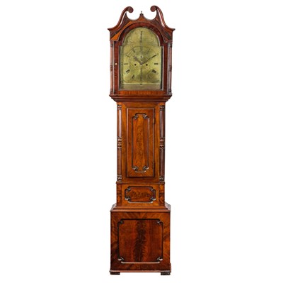 Lot 233 - A George III mahogany longcase clock by John Anderson of Dunse