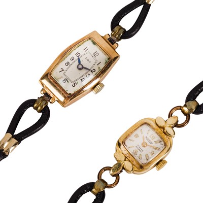 Lot 428 - Two Ladies Gold Wristwatches