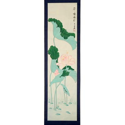 Lot 706 - Chinese painting of lotus, Chinese school, 20th Century