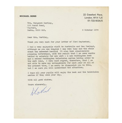 Lot 285 - Bond (Michael)