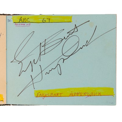 Lot 320 - Autograph Album.- Incl. the Pink Floyd with Syd Barrett