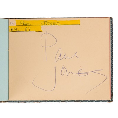 Lot 320 - Autograph Album.- Incl. the Pink Floyd with Syd Barrett