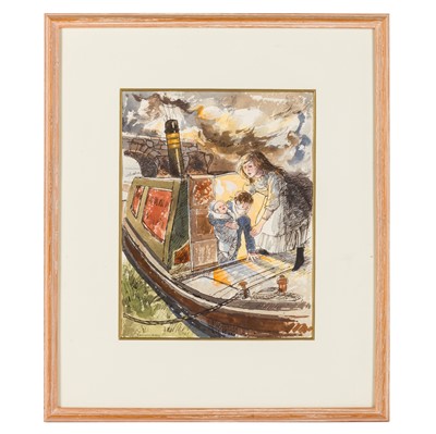 Lot 177 - Kay (Pamela) Artist/Illustrator The Burning Barge