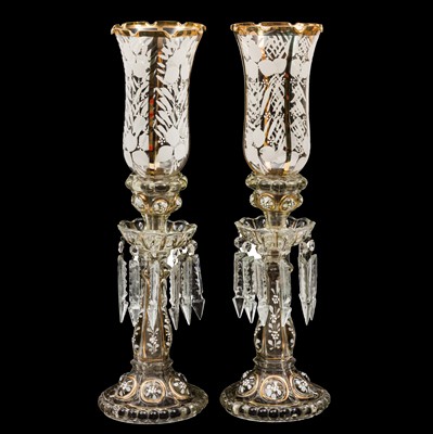 Lot 112 - A Pair of Baccarat Style Storm Lanterns