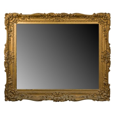 Lot 511 - A Victorian gilt wood and gesso framed mirror