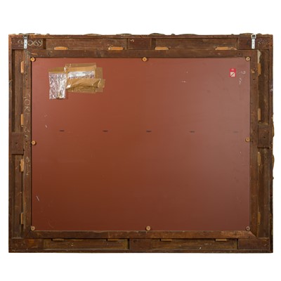 Lot 76 - A Victorian gilt wood and gesso framed mirror