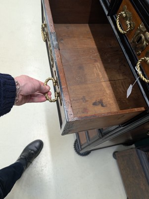 Lot 127 - An Indo-Dutch (Dutch East Indies Co.) teak and ebonised chest of drawers