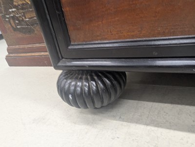 Lot 127 - An Indo-Dutch (Dutch East Indies Co.) teak and ebonised chest of drawers