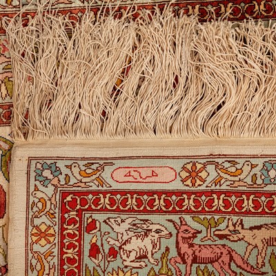 Lot 79 - An extremely fine silk Hereke rug, Turkey