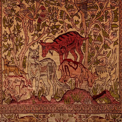 Lot 3 - An extremely fine silk Hereke rug, Turkey