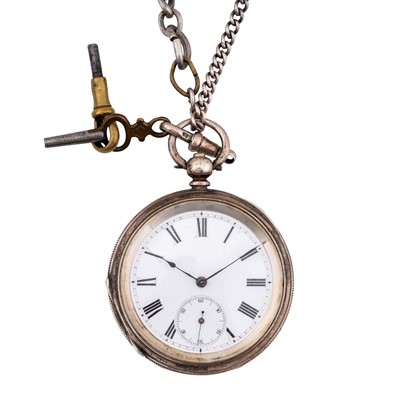 Lot 422 - Silver Open Faced Pocket Watch