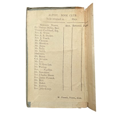 Lot 142 - Jane Austen interest: Fischer (Frederick Augustus) Travels in Spain in 1797 and 1798