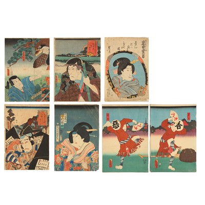 Lot 98 - Utagawa Toyokuni III (Japanese, Utagawa Kunisada, 1786-1865)