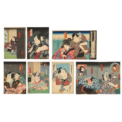Lot 100 - Toyokuni III (Utagawa Kunisada, Japanese, 1786-1865), Edo period