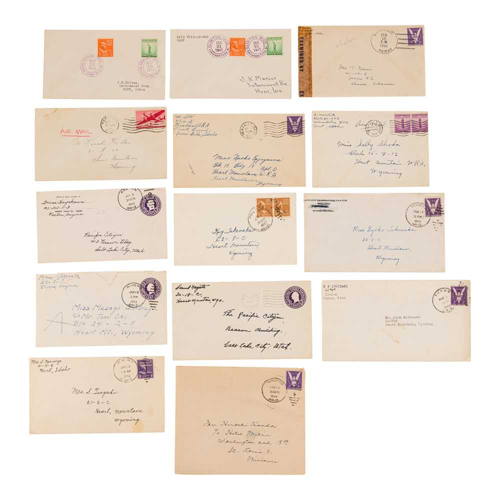 Lot 21 - Japan WW2 Prisoners of War/ Internees / U.S.A