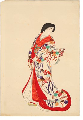 Lot 43 - Toyohara Chikanobu 豊原周延 (Japanese, 1838-1912), Meiji period