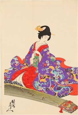Lot 43 - Toyohara Chikanobu 豊原周延 (Japanese, 1838-1912), Meiji period
