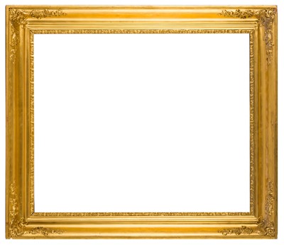 Lot 257 - English 18th Century gilded hollow frame