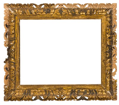Lot 261 - Italian Florentine 18th Century carved, pierced and gilded frame