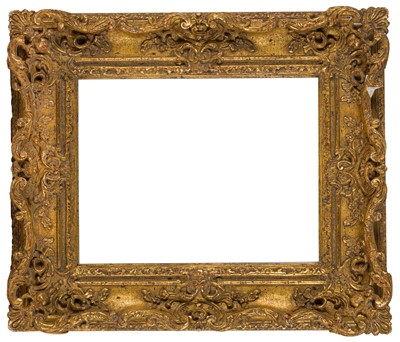 Lot 282 - English early 18th Century carved, pierced and gilded frame