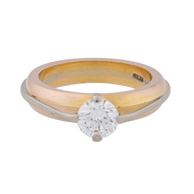 Lot 234 - A diamond single-stone ring, circa 1999