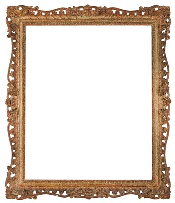 Lot 268 - English 18th Century style painted carved and pierced frame