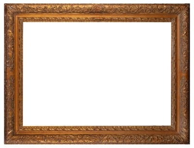 Lot 270 - French Louis XVI style carved and gilded frame of large proportions
