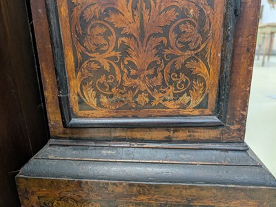 Lot 89 - A William III and later walnut and seaweed marquetry longcase clock by John Shaw of Holborn