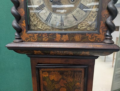 Lot 89 - A William III and later walnut and seaweed marquetry longcase clock by John Shaw of Holborn