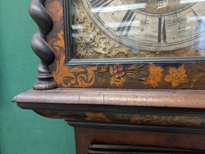 Lot 89 - A William III and later walnut and seaweed marquetry longcase clock by John Shaw of Holborn