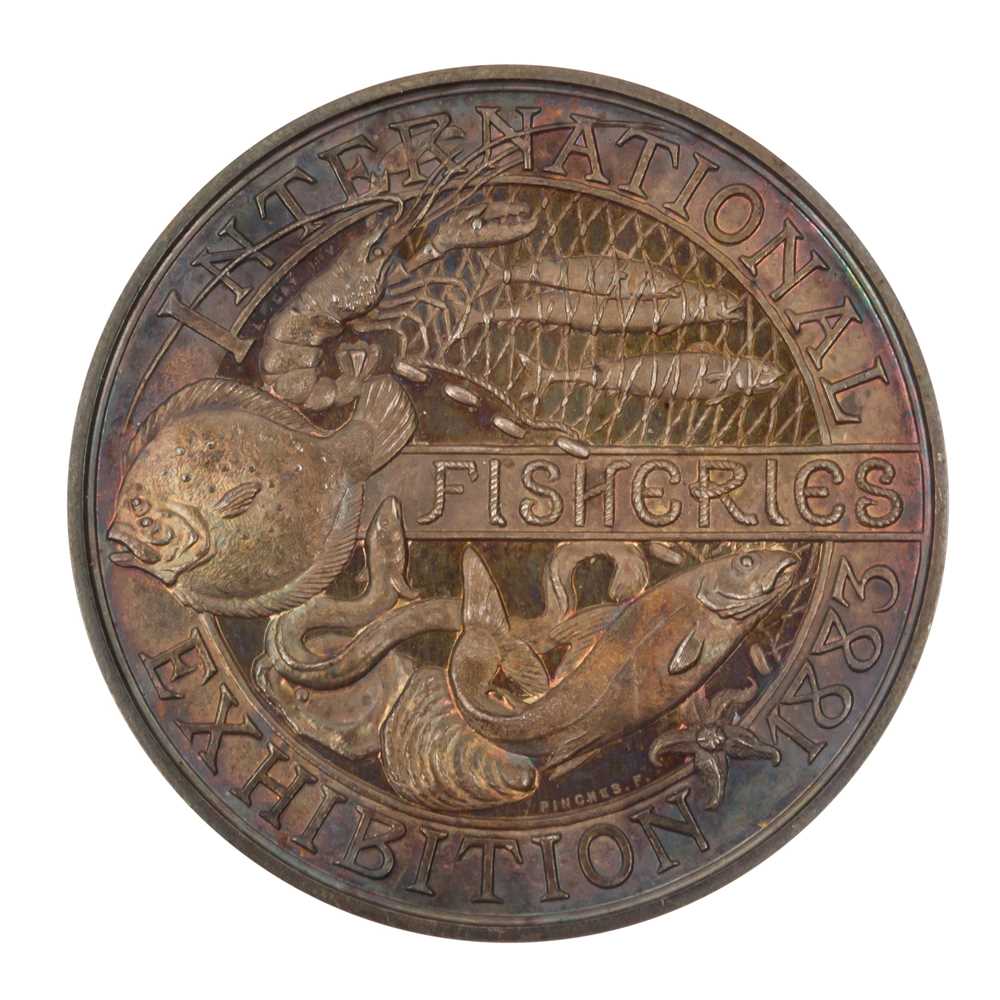 Lot 210 - An International Fisheries Exhibition 1883 silver medal