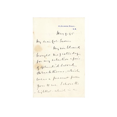 Lot 524 - Salisbury (Robert Cecil, 3rd Marquis of)