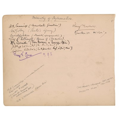 Lot 462 - British Journalists