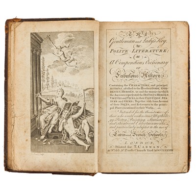 Lot 140 - Gentleman and Lady’s Key to Polite Literature; or a Compendious dictionary of Fabulous History ...