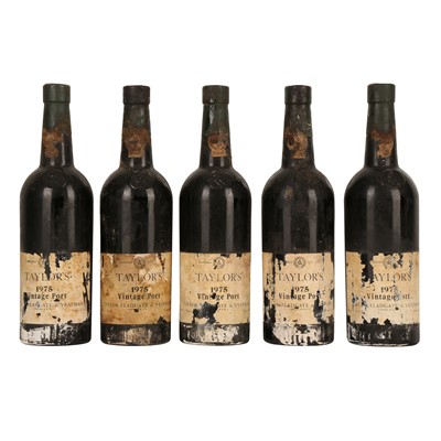Lot 323 - Taylor’s 1975 - 5 bottles