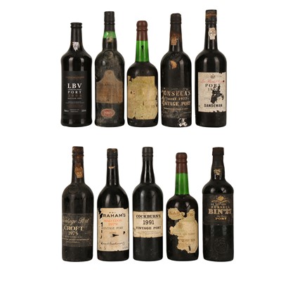 Lot 337 - Mixed Ports - 10 bottles