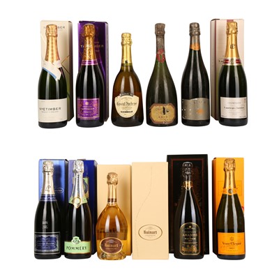 Lot 50 - Selection of Non Vintage Champagnes - 12 bottles