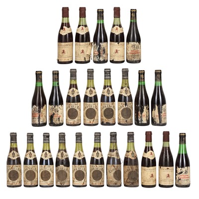 Lot 193 - Rhone and Burgundy - 24 half bottles