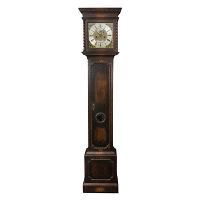 Lot 235 - An oak longcase clock by Gillett and Johnston of Croydon