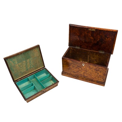 Lot 450 - Two 19th century treen boxes