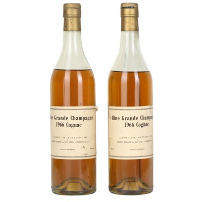 Lot 325 - Hine Grande Champagne Cognac 1966 - 2 bottles